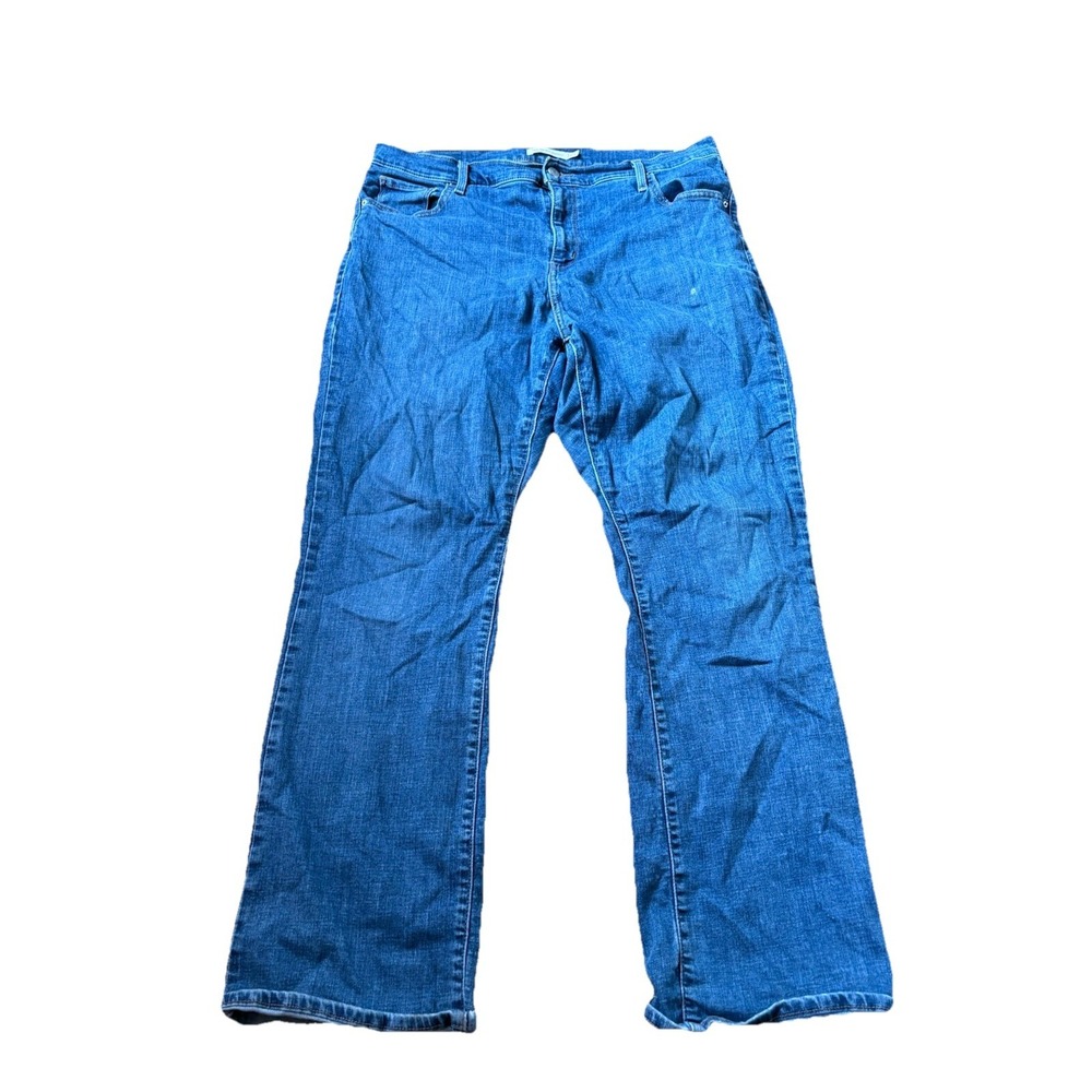 Levi's 725 High Rise Bootcut Dark Blue Women's Jeans Size 16W‎